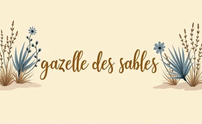 All About the Gazelle des Sables: Habitat, Traits & Survival